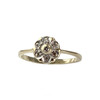 Bague d'occasion or 750 2 tons diamants - vue V1