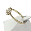Bague d'occasion or 750 2 tons diamants - vue V2