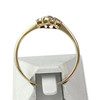 Bague d'occasion or 750 2 tons diamants - vue V3