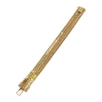 Bracelet d'occasion or 750 jaune maille polonaise 19 cm - vue 3