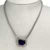 Collier d'occasion or 585 blanc maille fantaisie 39 cm - vue V2