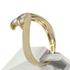Bague d'occasion or 750 jaune zirconias - vue V2