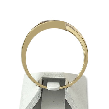 Bague d'occasion or 750 jaune zirconias