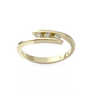 Bague d'occasion or 750 jaune diamants