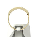 Bague d'occasion or 750 jaune diamants - vue 3