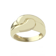 Bague d'occasion or 750 jaune