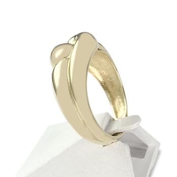 Second-hand 750 yellow gold ring
