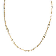 Collier d'occasion or 750 jaune maille fantaisie 46,5 cm