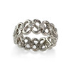 Bague d'occasion or 750 blanc diamants - vue V1