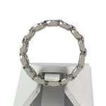 Bague d'occasion or 750 blanc diamants - vue 3