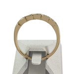 Bague d'occasion or 750 jaune diamants - vue 3