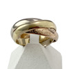 Bague trinity cartier d'occaison 3 ors 750 - vue V1