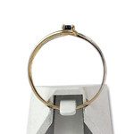 Bague d'occasion or 750 2 tons saphir - vue 3