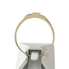 Bague d'occasion or 750 jaune saphir diamants - vue V3