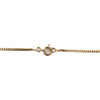 Collier d'occasion or 750 jaune maille anglaise saphir 44 cm - vue V3