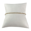 Bracelet d'occasion or 750 jaune maille fantaisie 18,5 cm - vue V1