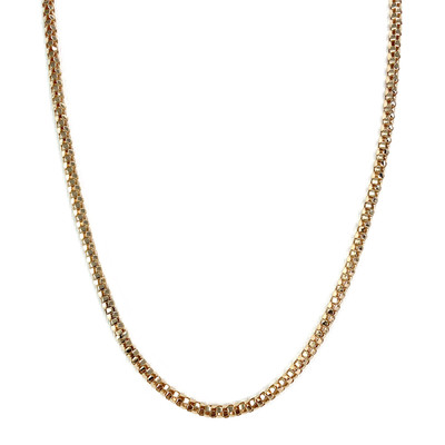 Collier d'occasion or 750 jaune maille popcorn 61,5 cm - vue 1