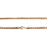 Collier d'occasion or 750 jaune maille popcorn 61,5 cm - vue 3