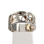 Bague d'occasion 2 ors 750 diamants - vue 1