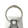 Bague d'occasion or 750 blanc diamants - vue V3