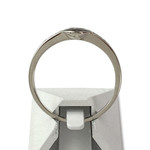 Bague d'occasion or 750 blanc diamants - vue 3