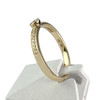 Bague d'occasion or 750 jaune diamants - vue V2