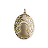 Médaille religieuse d'occasion or 750 jaune - vue V2