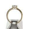 Bague d'occasion or 375 jaune zirconias - vue V3