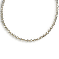 Collier or 750 jaune perles de culture de chine 42,5 cm