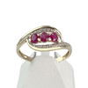 Bague d'occasion or 375 2 tons rubis - vue V1