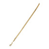 Bracelet d'occasion or 750 jaune maille fantaisie 19 cm - vue V2