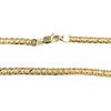 Collier d'occasion or 750 jaune maille fantaisie 42 cm - vue V3