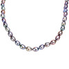 Collier d'occasion or 750 jaune perles de cultures teintées 43 cm - vue V1