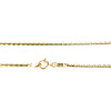 Collier d'occasion or 750 2 tons maille haricot saphirs diamants 42 cm - vue V3