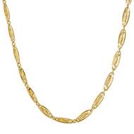 Collier d'occasion or 750 jaune maille fantaisie 76,5 cm