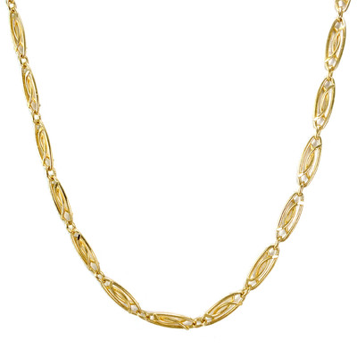 Collier d'occasion or 750 jaune maille fantaisie 76,5 cm - vue 1