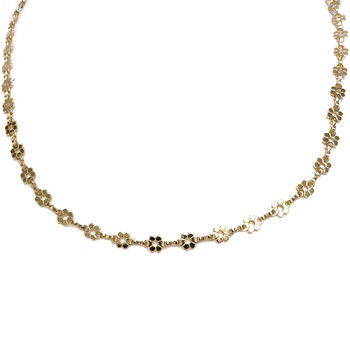 Collier d'occasion or 750 jaune maille fantaisie 40 cm