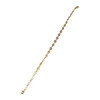 Bracelet d'occaison or 750 jaune maille fantaisie 18,5 cm - vue V2