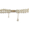 Collier double rangs d'occasion or 750 jaune perles de culture du japon 49 cm - vue V3