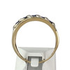 Bague d'occasion 2 ors 375 saphirs diamants - vue V3