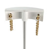 Boucles d'oreilles pendants d'occasion or 375 jaune - vue V3