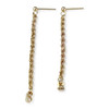 Boucles d'oreilles pendants d'occasion or 375 jaune - vue V4