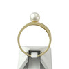 Bague d'occasion or 750 2 tons perle de culture - vue V3