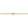 Collier d'occasion or 750 jaune maille torsadée perles de culture 43,5 cm - vue V3