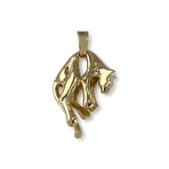 Pendentif d'occasion or 750 jaune félin