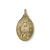 Médaille religieuse d'occasion or 750 jaune - vue V2