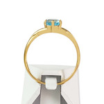 Bague d'occasion or 750 jaune topaze - vue 3