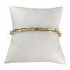 Bracelet d'occasion or 750 jaune maille fantiaisie 19,5 cm - vue V1