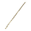 Bracelet d'occasion or 750 jaune maille fantiaisie 19,5 cm - vue V2
