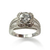 Bague mauboussin d'occasion or 750 blanc diamants - vue V1